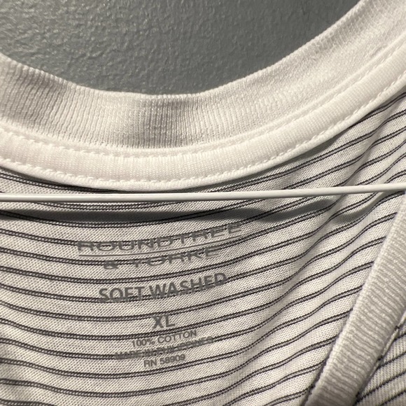 * Men’s RoundTree Striped Tee - Picture 2 of 3